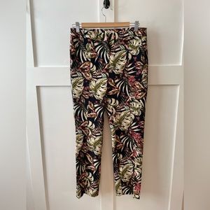 Emma & Olivia Cropped Floral Pants